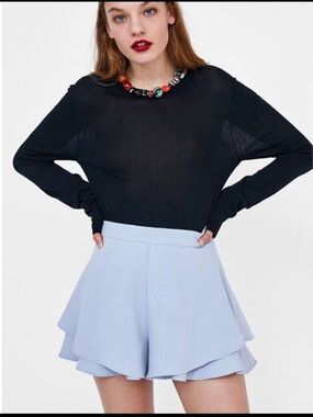 Blue skort